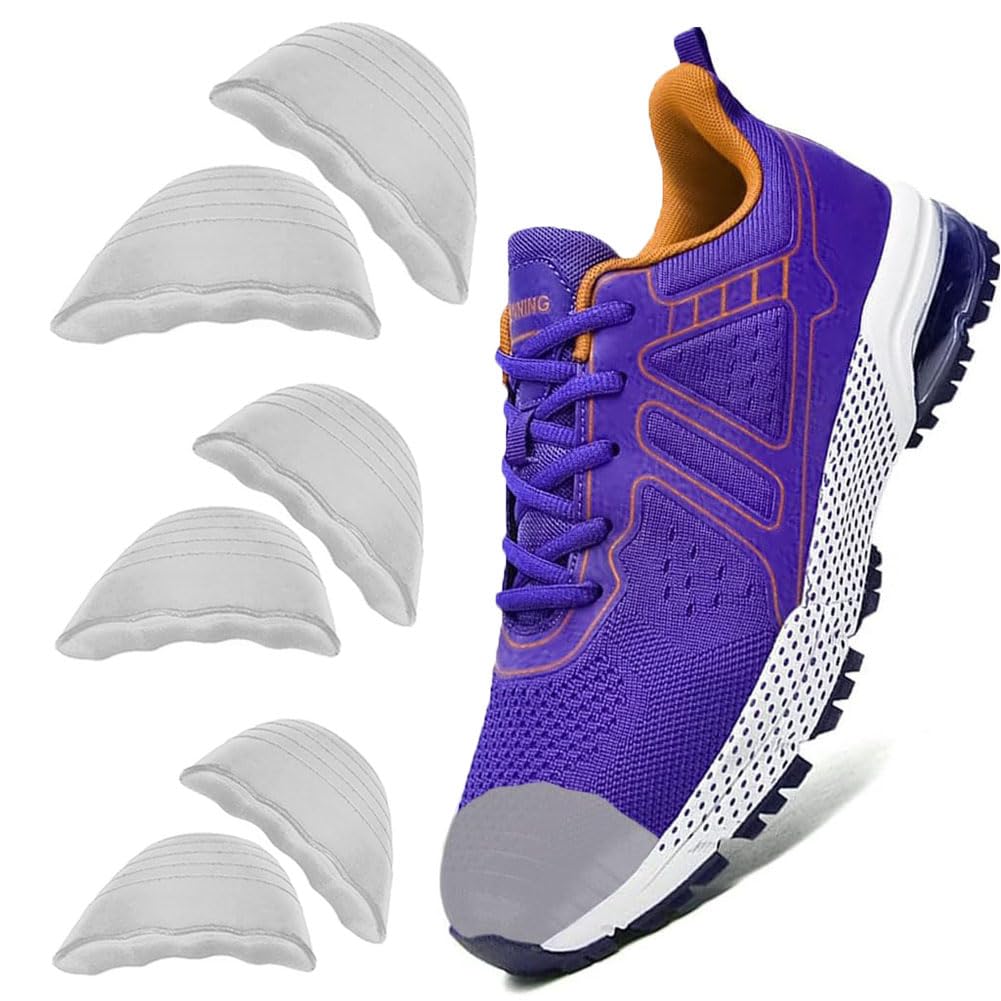 Goodern Shoe Filler Insert for Loose Shoe,3 Pairs Unisex Memory Foam Toe Shoe Fillers,Comfortable Big Shoes Size Reducer Prevent Heel Sliping,Toe Cushion Adjuster for Sneakers,Heels,Flats,Boots