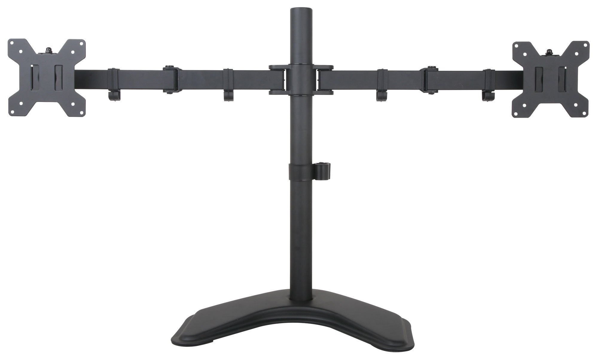 Techly Supporto da scrivania per 2 Monitor 13-27" con base