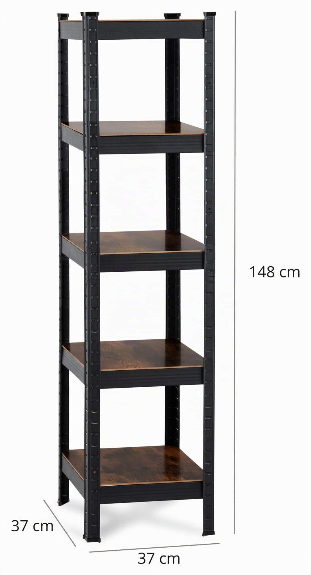 Stagecaptain Heavyrack Scaffale da Magazzino Design Antracite Set 2x