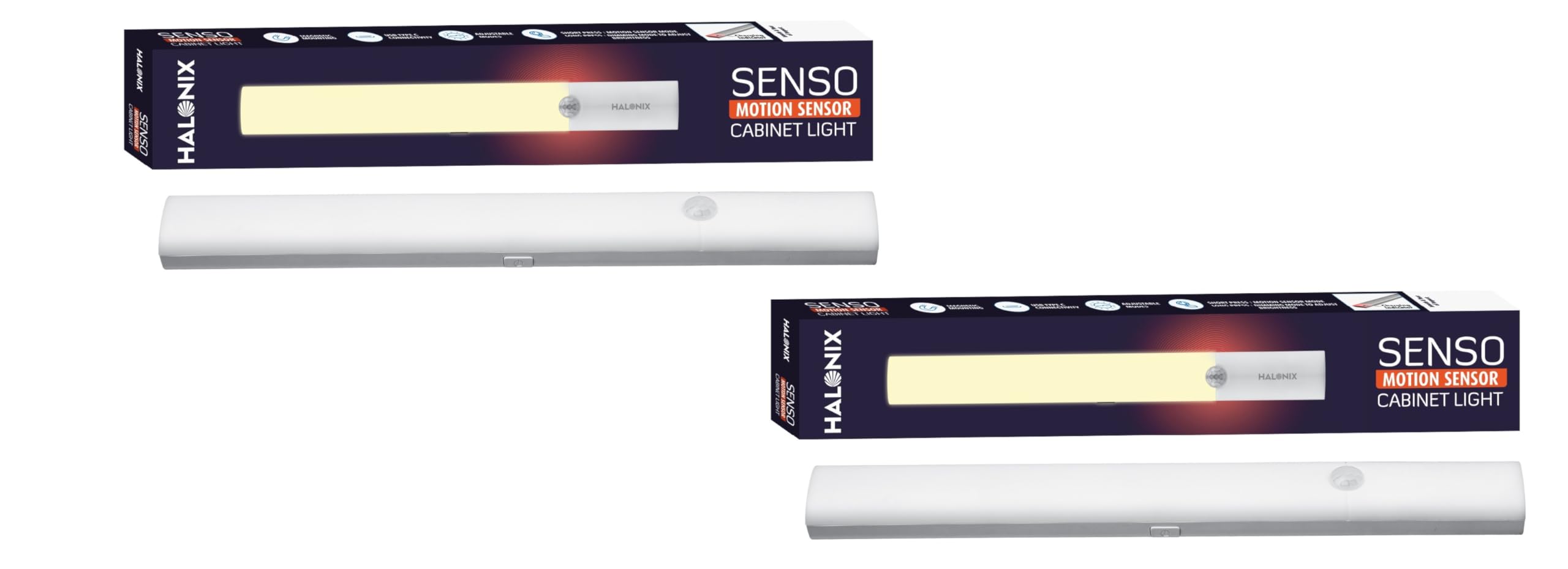 Motion Sensor Cabinet Lights - Rechargeable & Dimmable -1