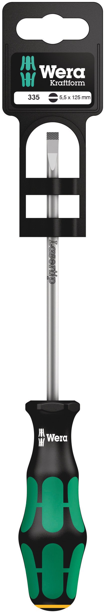 Wera Multi-Color Kraftform 335 Screwdriver Parallel Slotted Tip 5.5 Mm