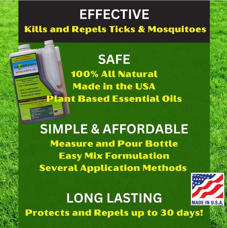 Mosquito Spray for Yard, Gentle but Effective Outdoor Insect Control, Kills Ticks on Contact, Natural Essential Oils, 8 OZ - Image 4