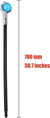 Miniatura 4 de Disfraces de Halloween, bastones para caminar, garra de dragón de fuego azul, varitas de orbe para caminar, bastón para fotos, accesorios decorativos