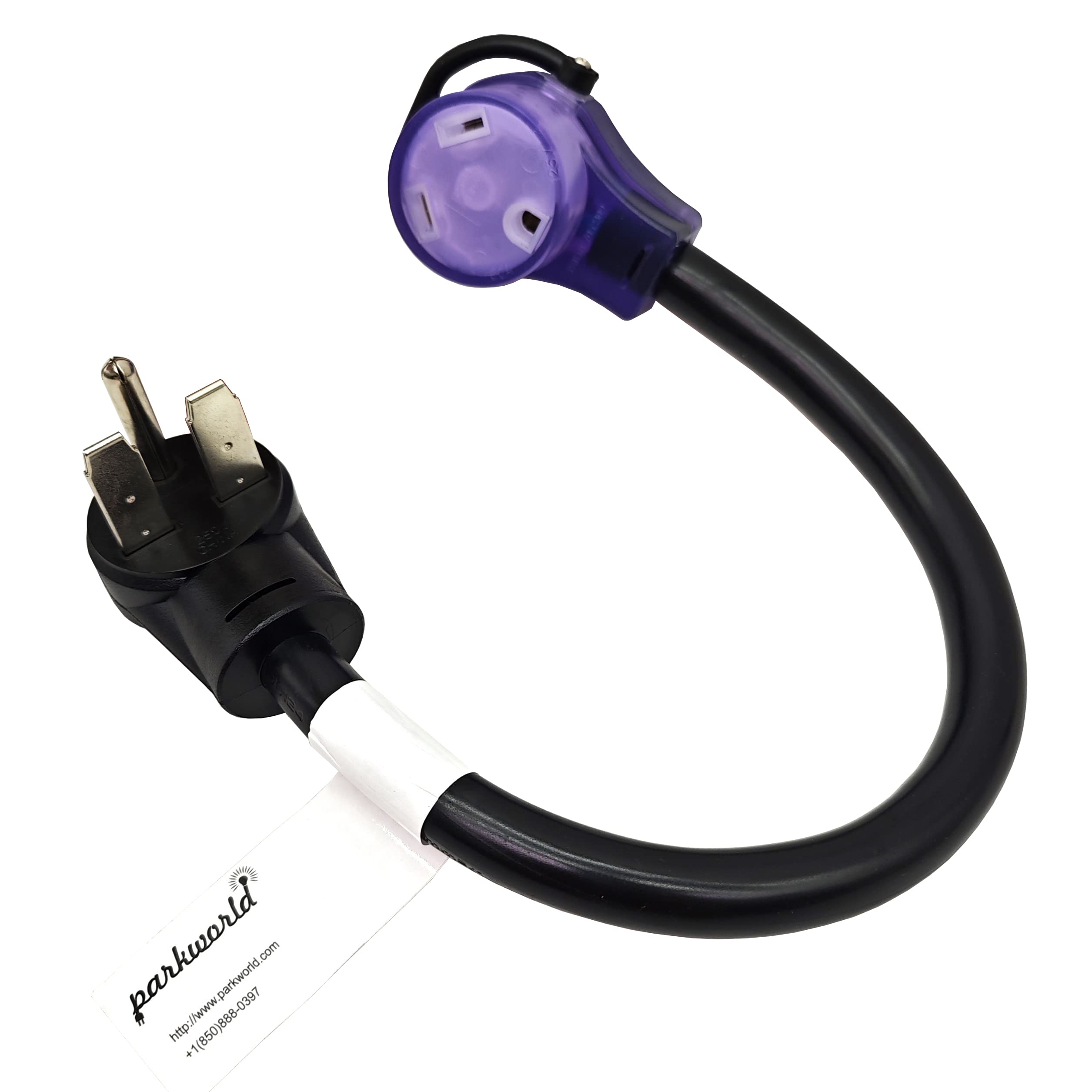 Parkworld 78837 AC Power Adapter Cord NEMA 6-30P Male to TT