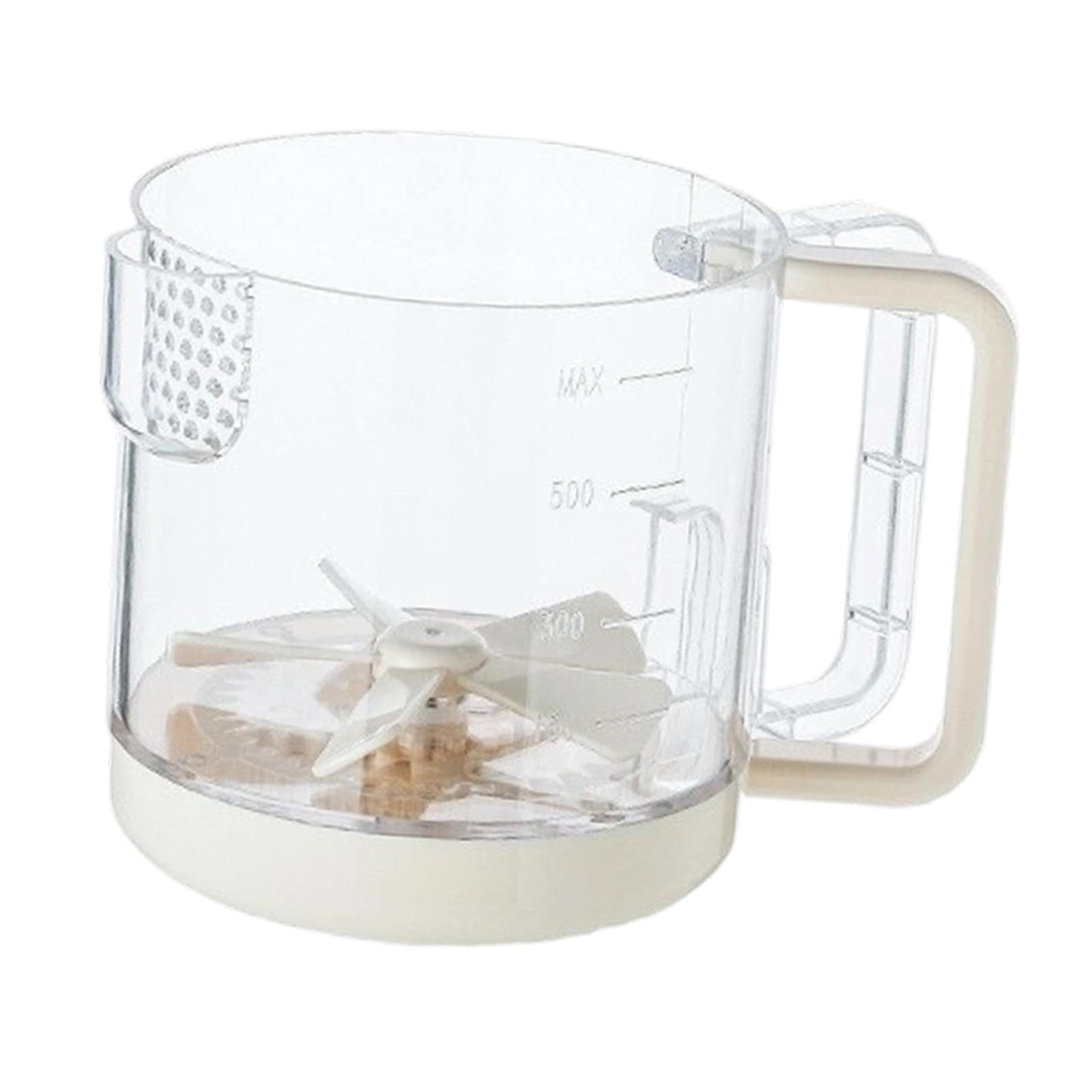 Egg Mixing Cup Egg Mixer Hand Press Mixer with Spout for Milk milky