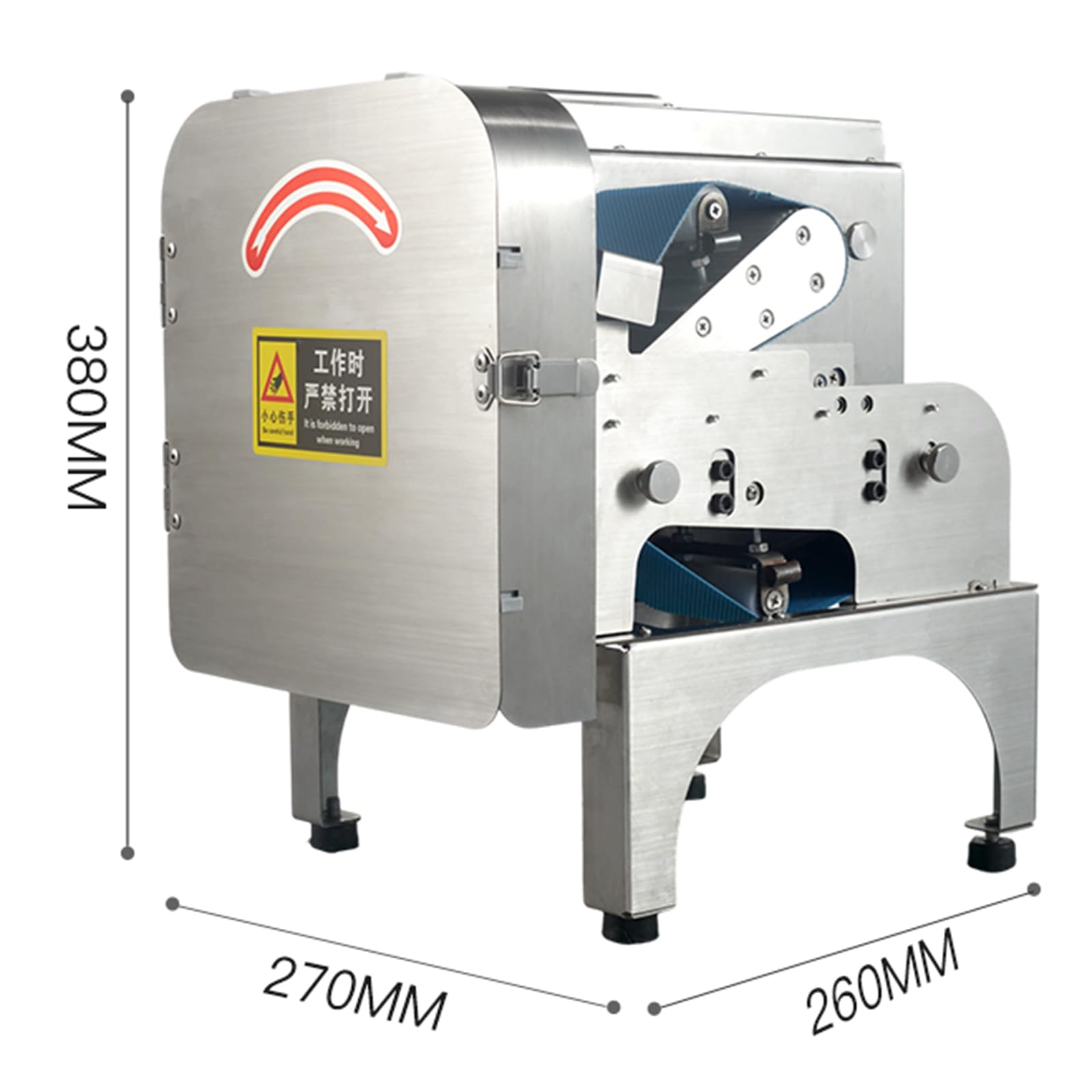 Affettatrice elettrica per verdure commerciale, 900 giri/min, spessore regolabile da 1 a 30 mm, per aglio, zenzero, peperoncino, patate, cetrioli