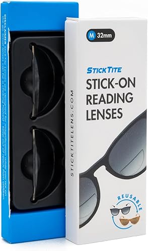 Miniatura 9 de StickTite Lens Mediano 32 mm - Lentes bifocales adhesivos - Convierta instantáneamente las gafas de sol en gafas de sol bifocales magnificadas.