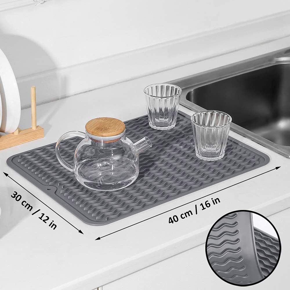 Scaldapiatti In Silicone - 4 Pezzi, Resistente Al Calore, Per Microonde E Piano Lavoro - Foto 9