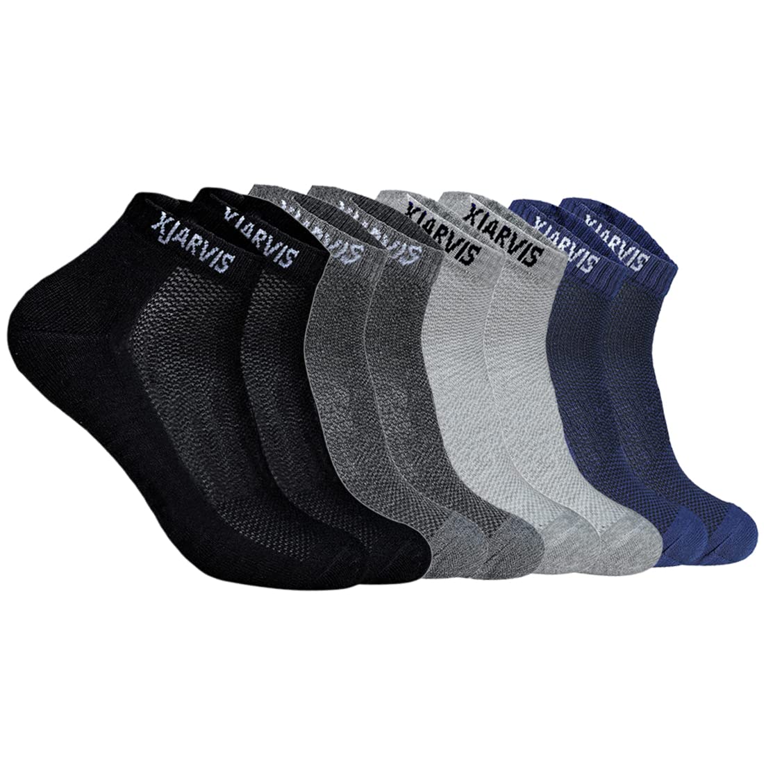 Ankle Length Cotton Bamboo Socks for Men & Women | Soft & Breathable | Sports Half Terry Cushion Towel | Ideal for Gym, Running & Casual Wear | Odor Free, Pack of 4-image-44