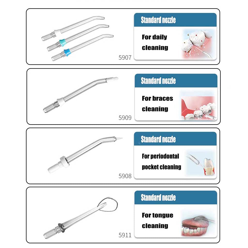 TJH Water Flosser, selección Profesional de Water Flosser | Removedor de cálculo Dental eléctrico, para aparatos ortopédicos, Puentes e implantes, hogar, Viajes