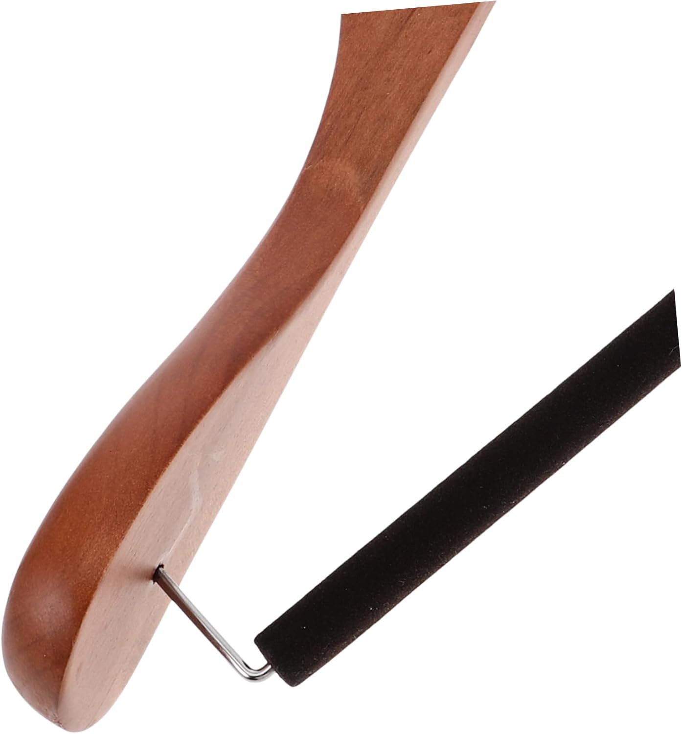 ULTECHNOVO Solid Wood Coat Racks Women's Pants Hangers Shirt Holders Rotating Hook for Easy Closet Management
