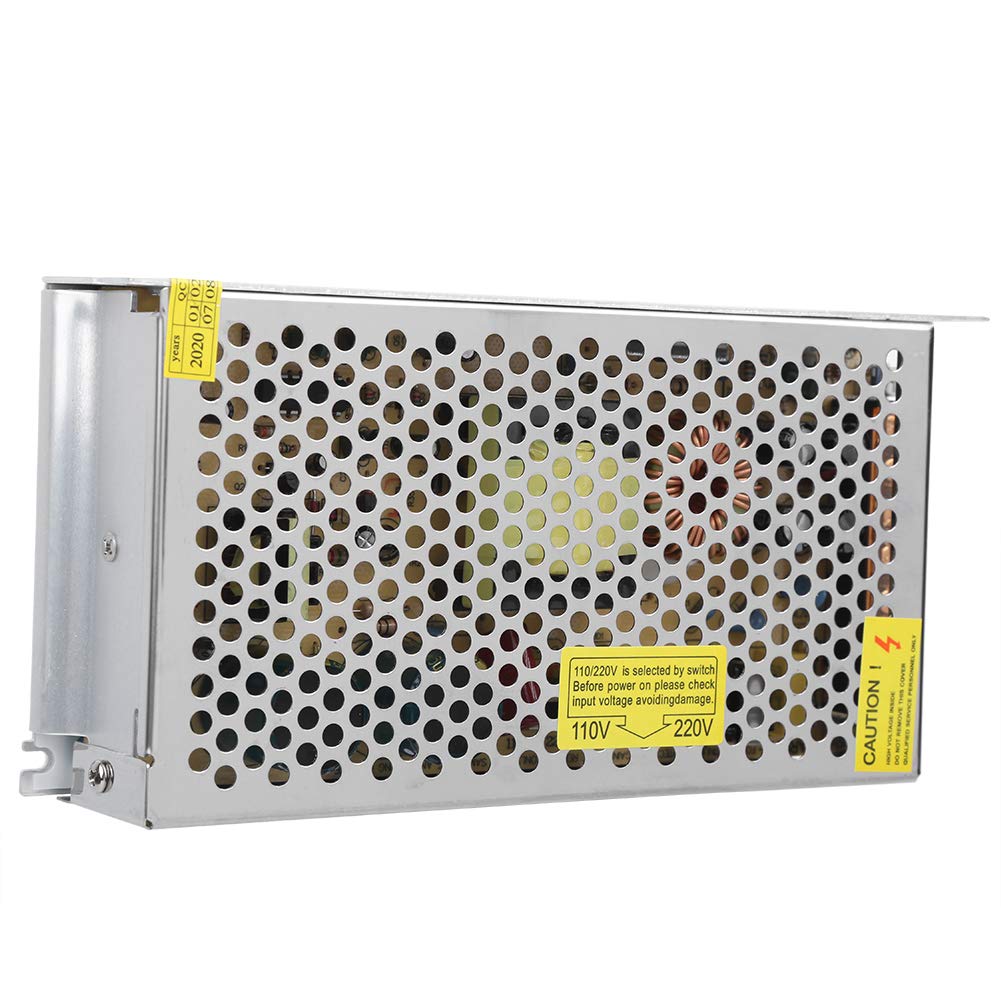 Driver per Interruttore di Alimentazione LED, Lega di Alluminio, Protezione da Carenza e Sovraccarico, da 100 W a 500 W per Display LED CC 12 V, Stampanti 3D e Altro (12V10A (120W))
