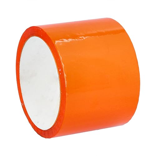 PSBM Cinta de embalaje naranja, 2 pulgadas x 110 yardas, paquete de 36, cinta de embalaje de color resistente para rellenar dispensadores, mudanza,