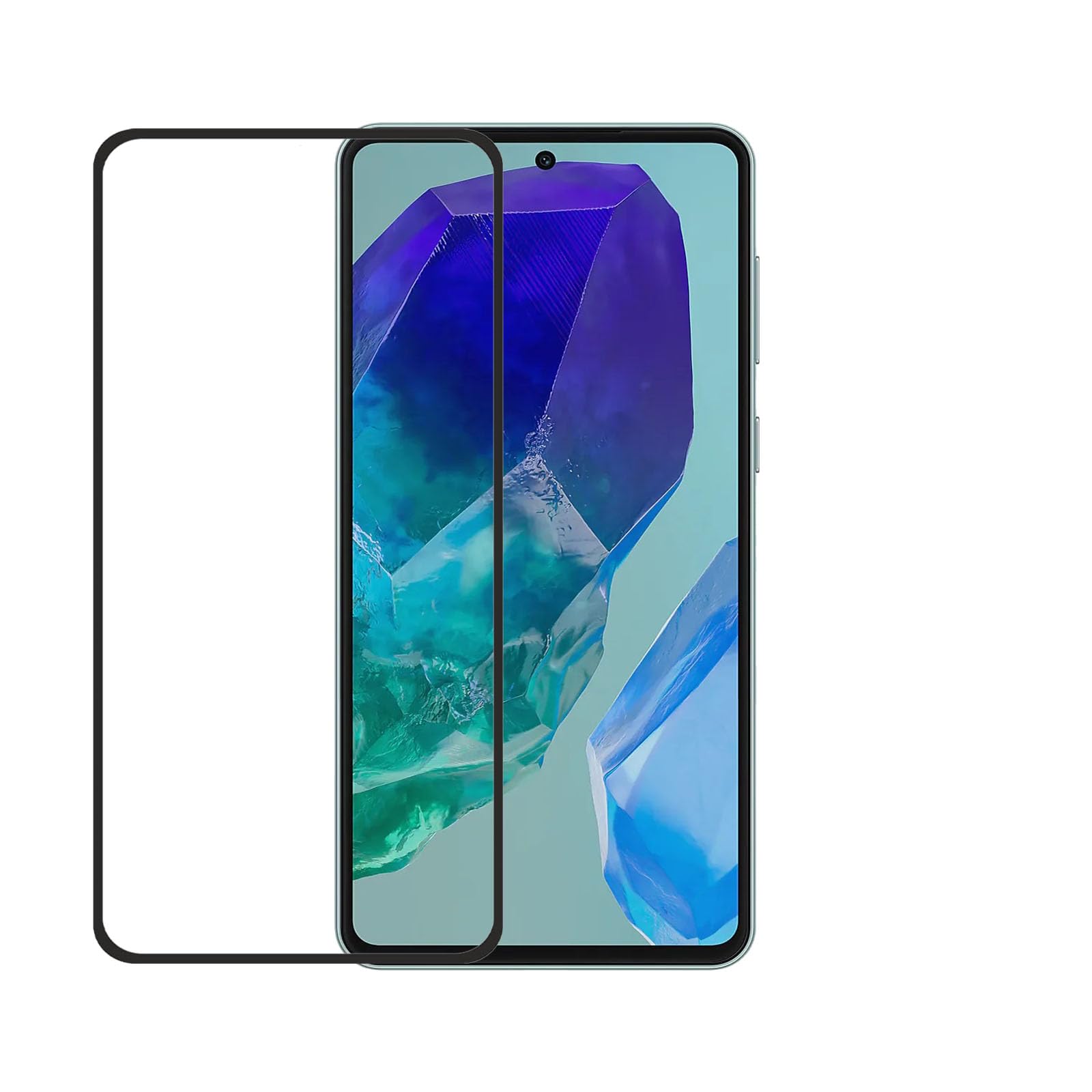NSTAR® Tempered Glass Screen Guard for Samsung Galaxy M55s 5G- Edge to Edge Tempered Glass Screen Protector- Except edges (Black) (Pack of 1) (B0DHQLGG83) Amazon Price History, Amazon Price Tracker