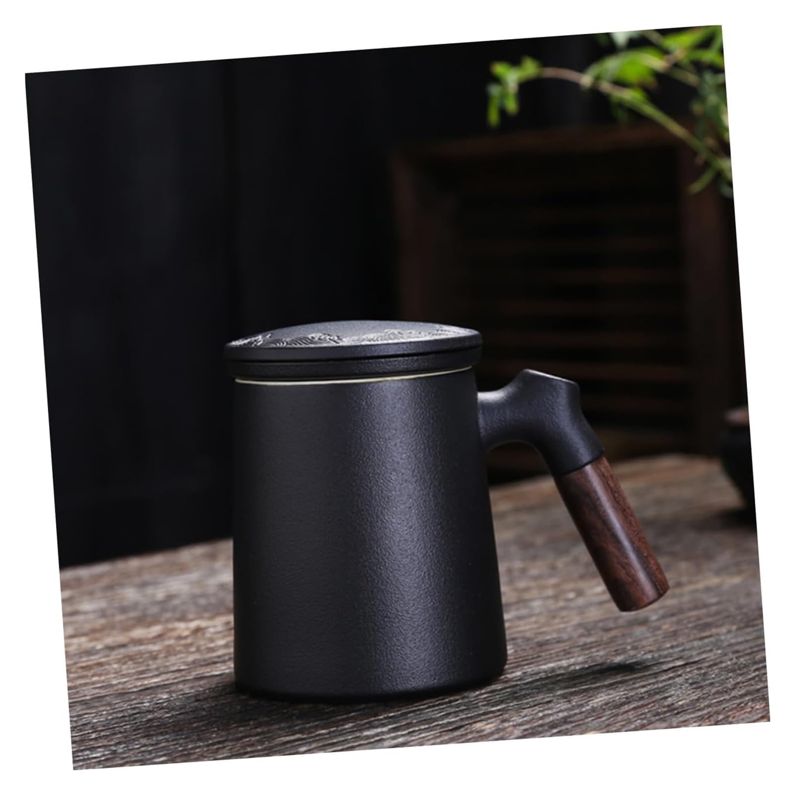 Taza infusora de té, 1 juego de tazas de filtro de cerámica para hombres, vaso con tapa, vaso de viaje, taza de filtro de té, taza de té con filtro, taza de té con filtro, taza de té, taza de filtro