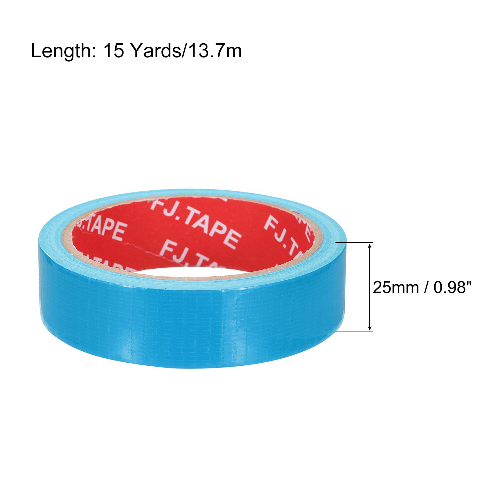 MECCANIXITY Cloth Bookbinding Repair Tape Roll 0.98 Inch x 15 Yards Turquoise
