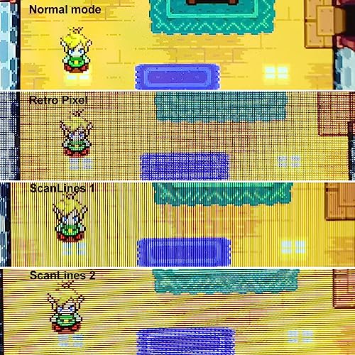 HISPEEDIDO V5 Screen Pre-laminated LCD Replacement Mod Kits For GBA Backlight Backlit Screen, Touch