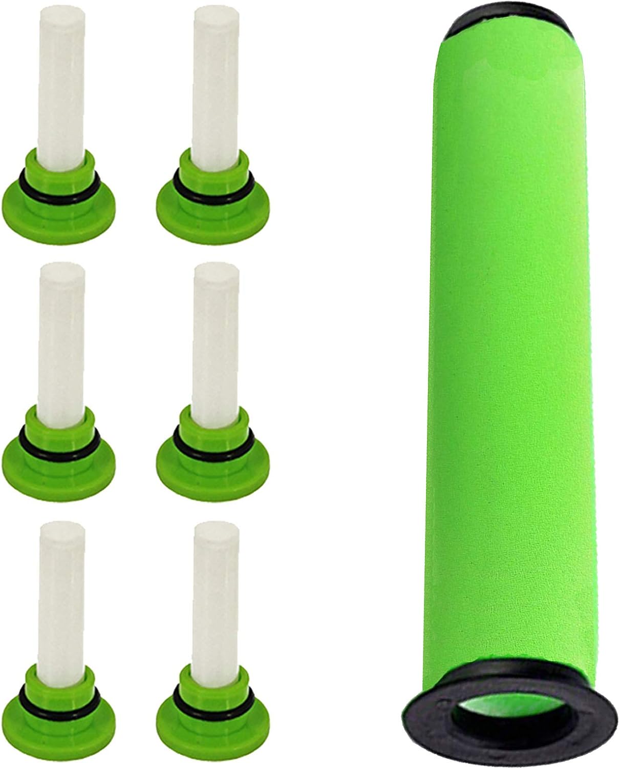 SPARES2GO Washable Dirt Bin Stick Filter + Fresheners for Gtech AirRam