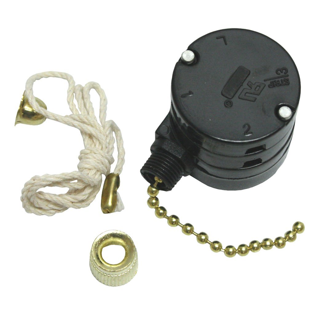 Westinghouse Lighting 77075 3-Speed Fan Switch - Ceiling Fan