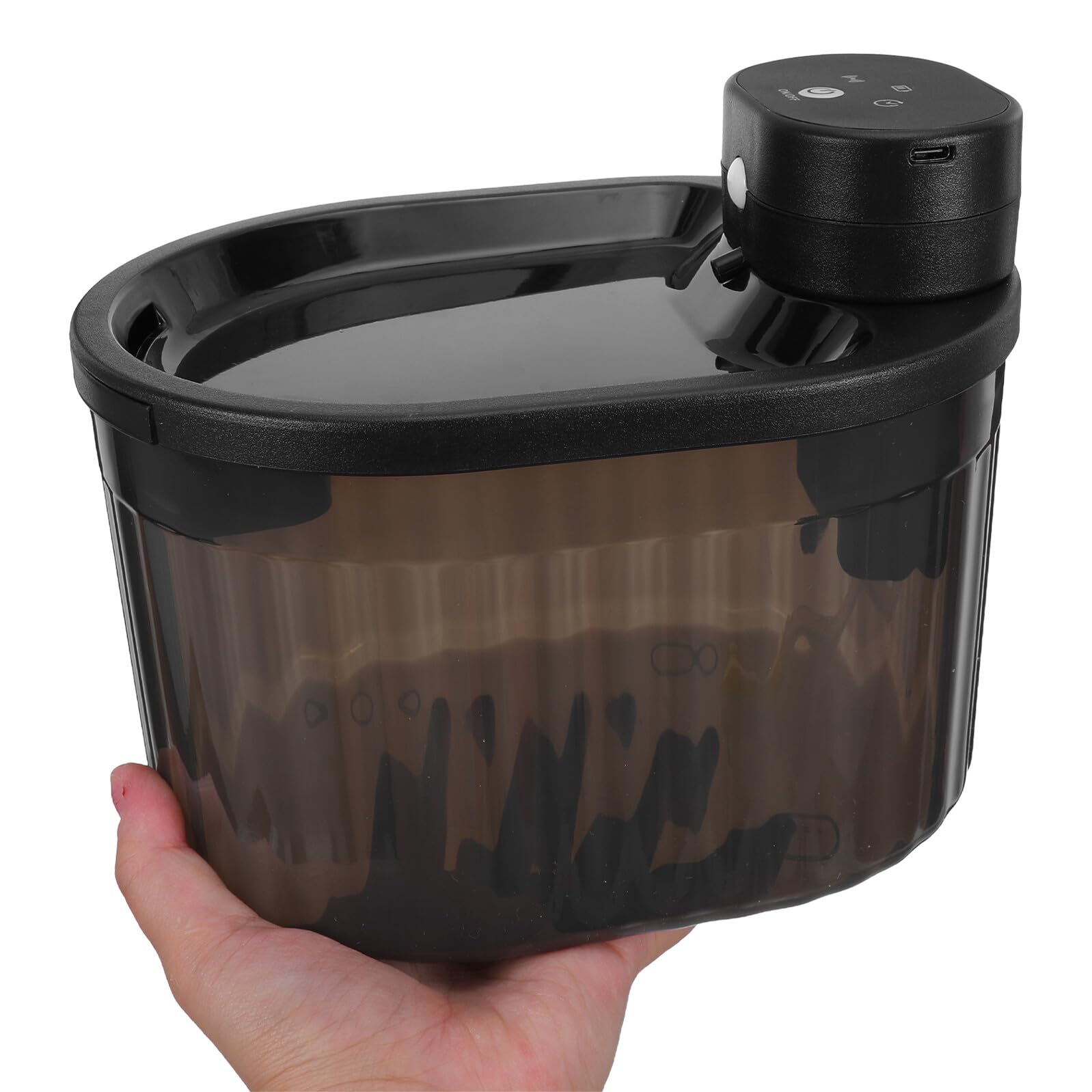Fontanella Smart per Gatti con Sensore, 3l Nero Abs
