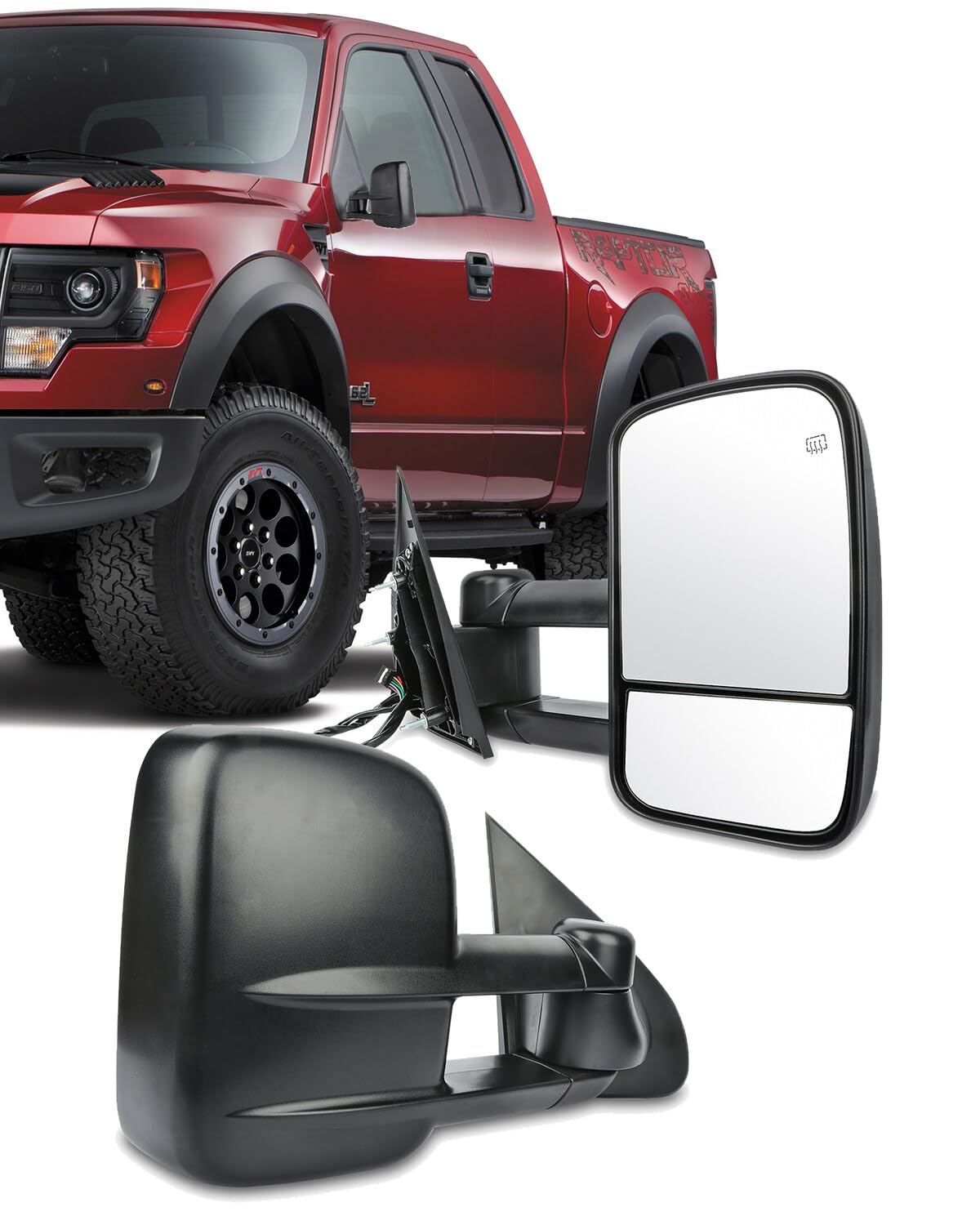 Photo 1 of ***USED - ONLY 1 MIRROR - UNABLE TO TEST***
ECCPP Towing Mirror Replacement Passenger Side fit for 2014-2018 for Chevy for GMC for Silverado for Sierra 1500 2015-16 2500 HD 3500 HD Power Heated Mirrors