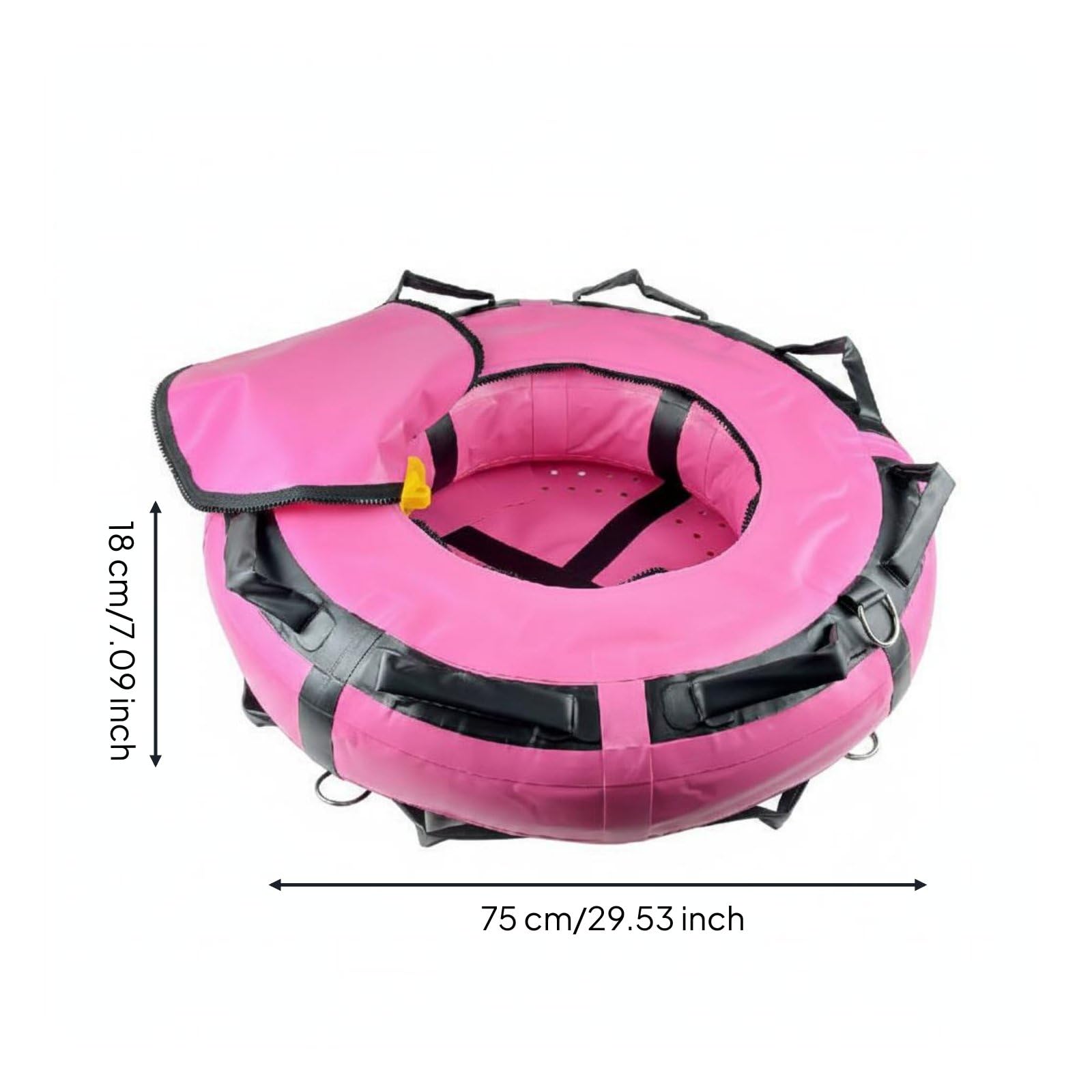 Aufblasbare Boje Taucherboje Freediving Boje Signalboje Markierungsboje aus PVC mit Heller Sichtbarkeit Sicherer Befestigung Und Einfachem Handling