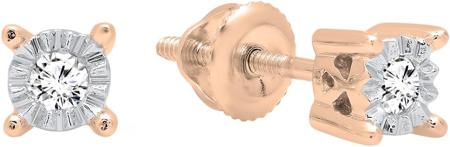 Classic Round Diamond Studs