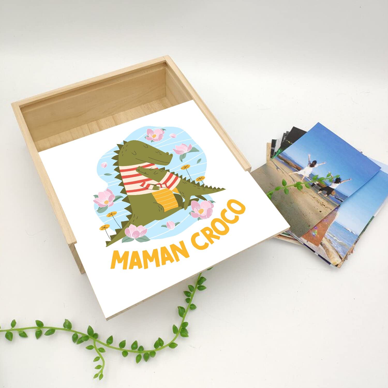 Dessin Animé Mignon Bébé Crocodile Assis | Vecteur Premium