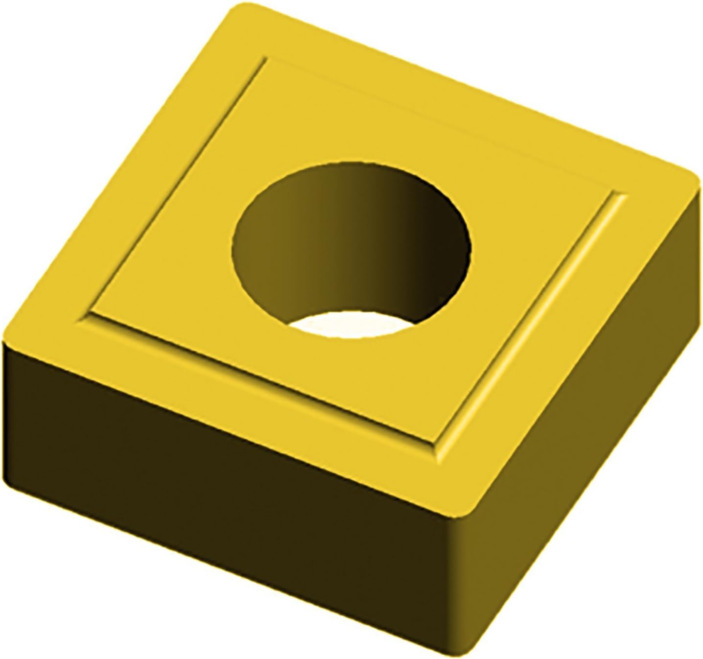 Ultra-Dex SNMG 432 UD21 Square Insert, 0 Degree Negative Clearance Angle, UD21 Grade, 0.500" Inscribe Circle Size, 3/16" Thickness, 0.031" Corner Radius (Pack of 10)