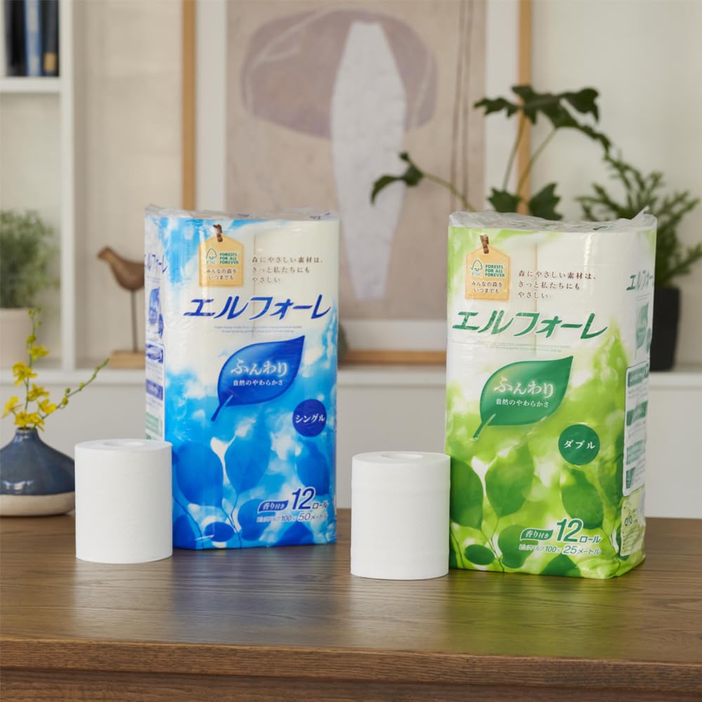 エリエール トイレットペーパー エルフォーレ 50m×18ロール シングル