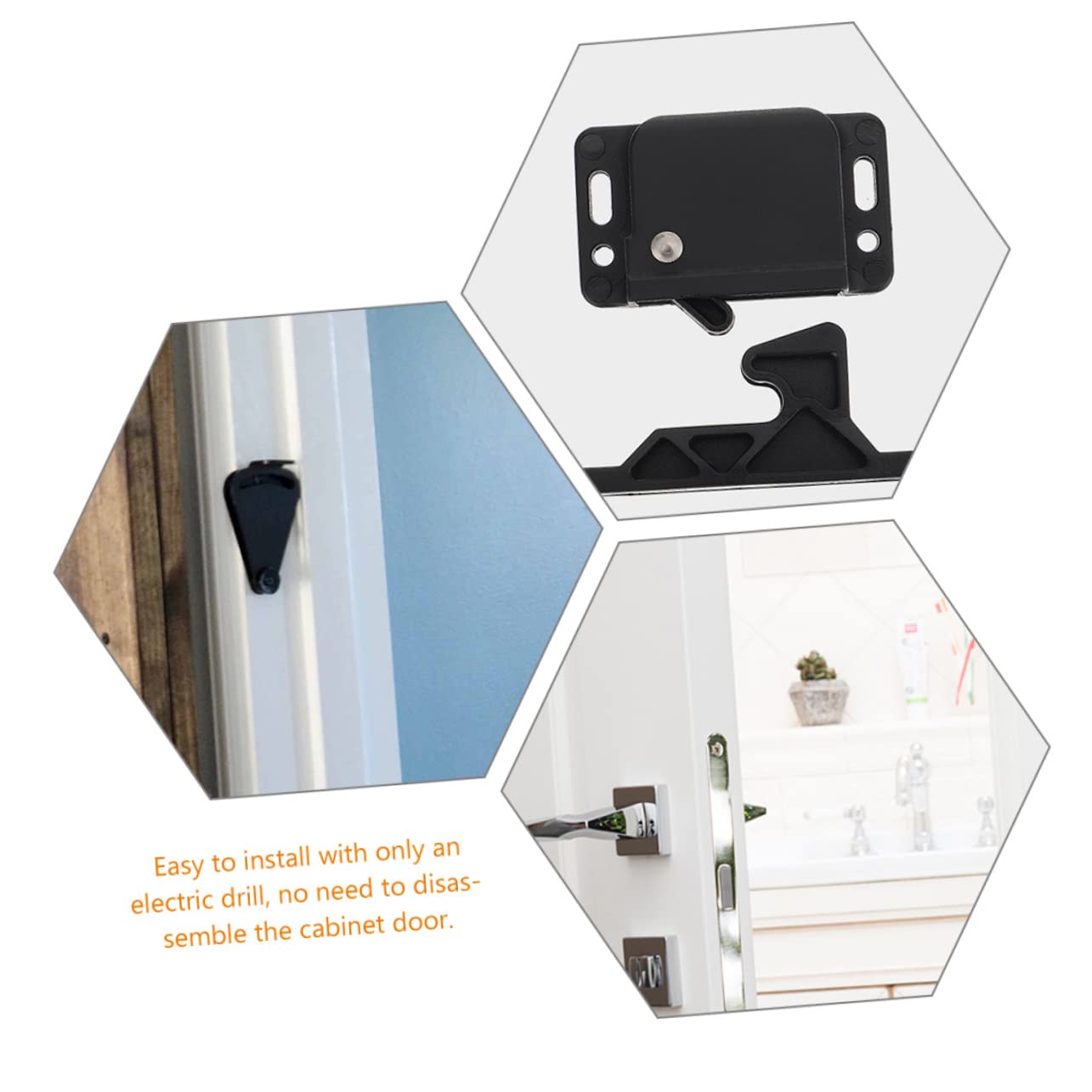 Artibetter 2stücke Push-to-close Türverriegelung Aus Sicherung Für Camper Und Möbel Langlebig Und Vielseitig Einsetzbar Für Küchen Und Schlafzimmer Installieren Stabil Und Robust