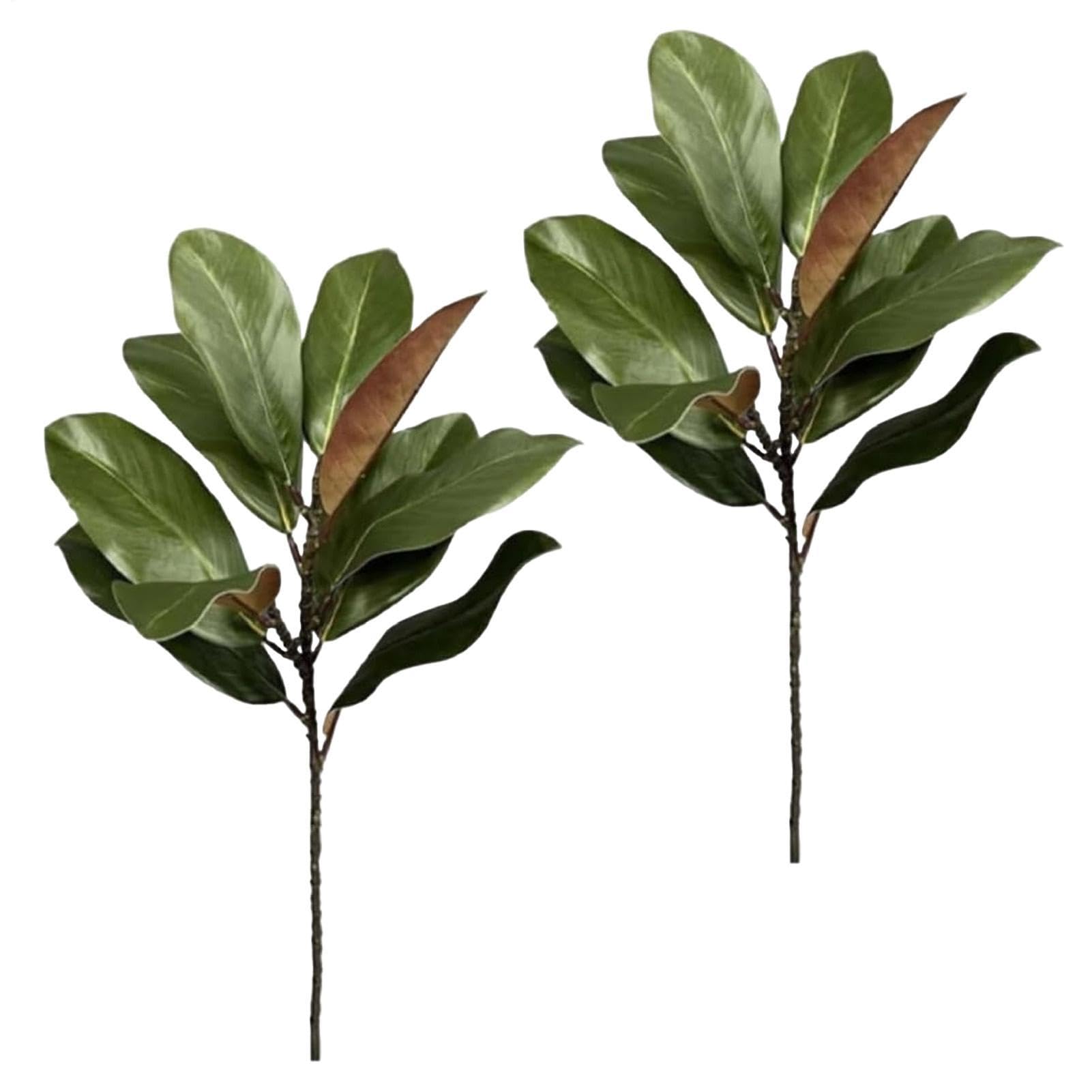 Tiges de Magnolia Artificielles Sans Entretien pour Remplacer les Branches Qui Fanent en Vase