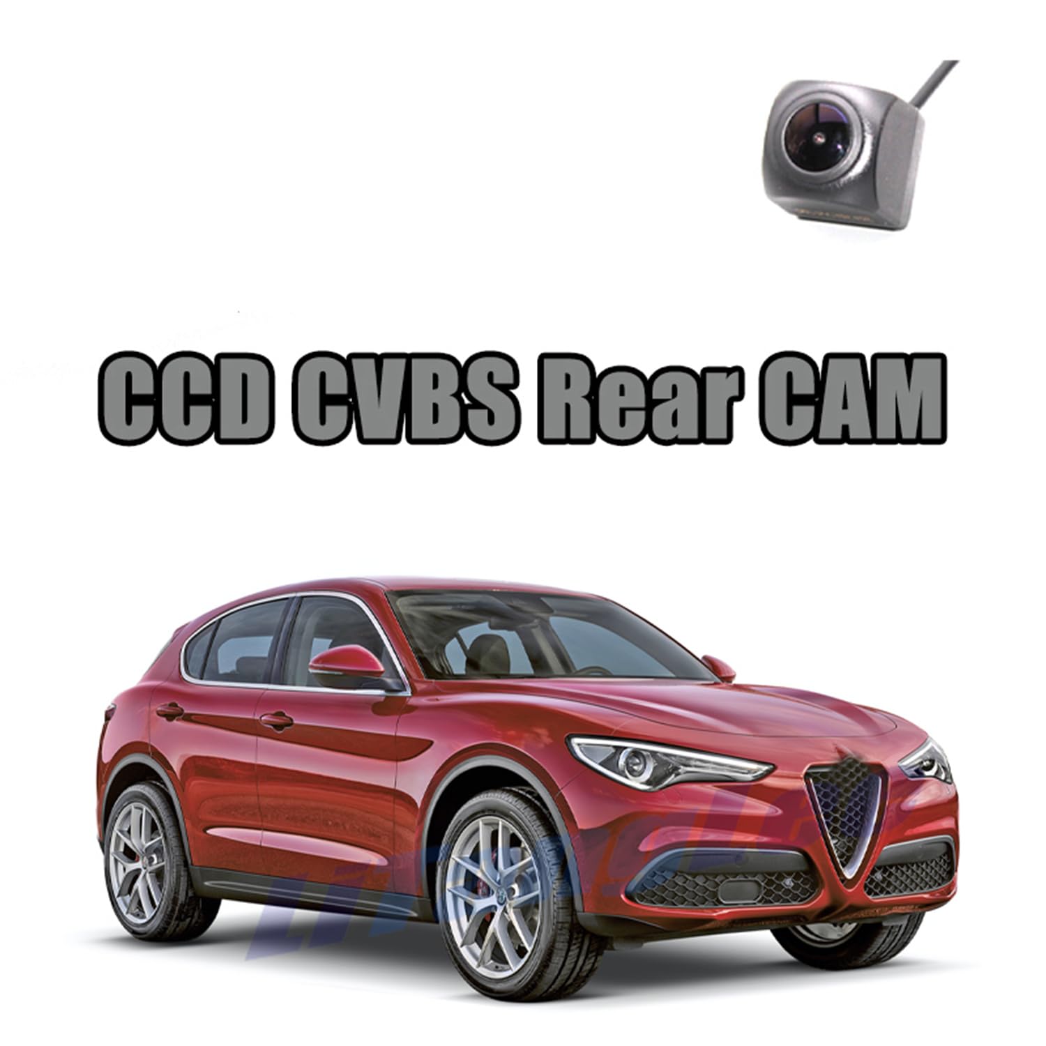 Telecamera Retromarcia Per Alfa Romeo Stelvio 949 (2016–2021) – Visione Notturna HD, Impermeabile IP68, Parcheggio Sicuro