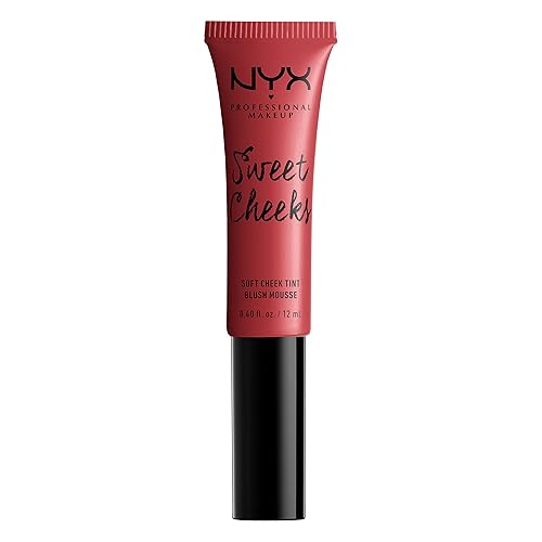 NYX PROFESSIONAL MAKEUP Sweet Cheeks - Tinte suave para mejillas, rubor crema, coralicioso