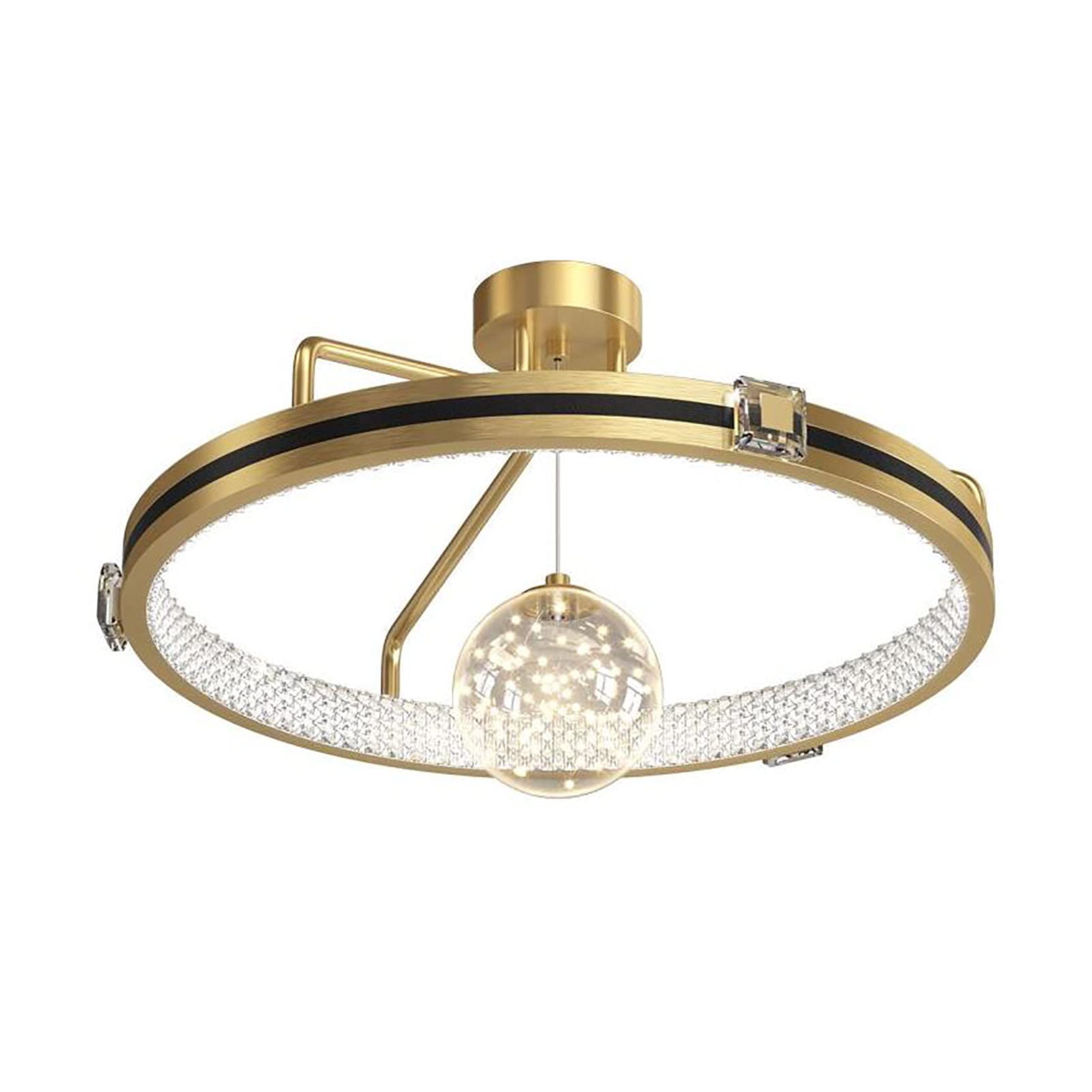 Lampe de plafond LED salon rectangulaire 50x25 cm - 8