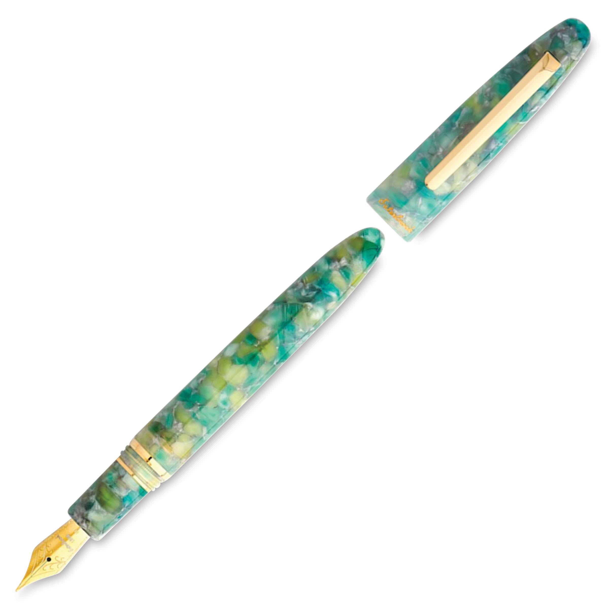 Esterbrook Estie Sea Glass & Oro - Penna Stilografica (Fine)