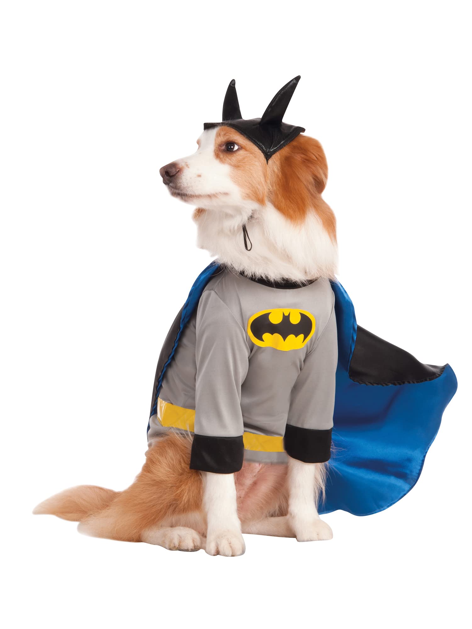 Rubie'S Disfraz Oficial de DC Batman para Perro, tamaño de Perro Grande: XXL de Cuello a Cola 36 Pulgadas, Pecho 32 Pulgadas