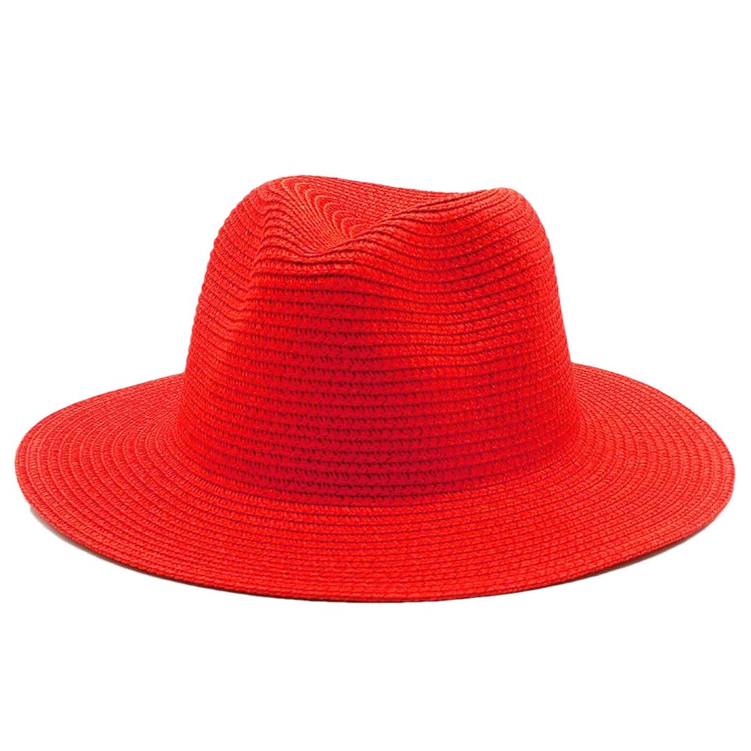 EYRMQWJPC Wide Brim Sun Hat, Men's And Women's Summer Panama Wide Brim Paper Straw Hat Multifunction Outdoor Jazz Beach(7)