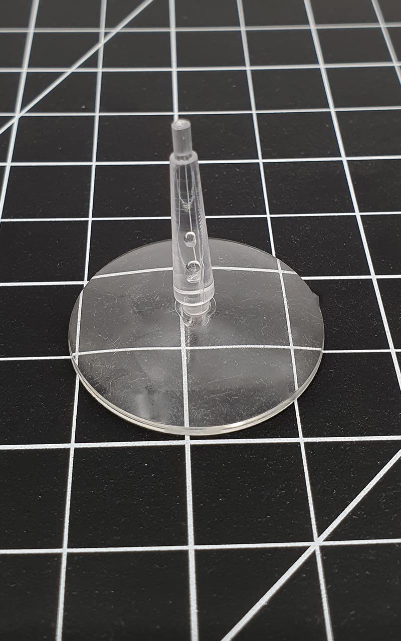 Hobby Heaven 32mm Plastic Clear Flying Wargaming Bases (10 pcs)