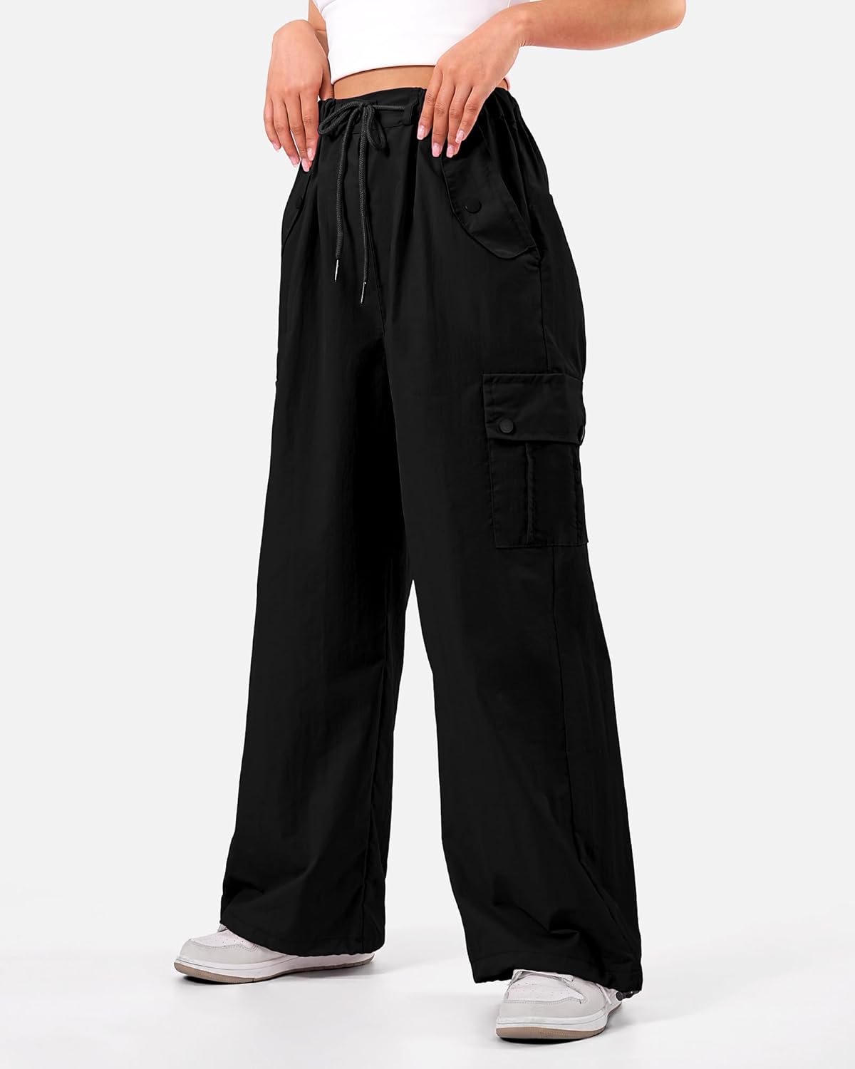 KEREDA Cargo Pants for Girls Baggy Joggers Pants Kids Clothes with Pockets 6-14Y - Image 5