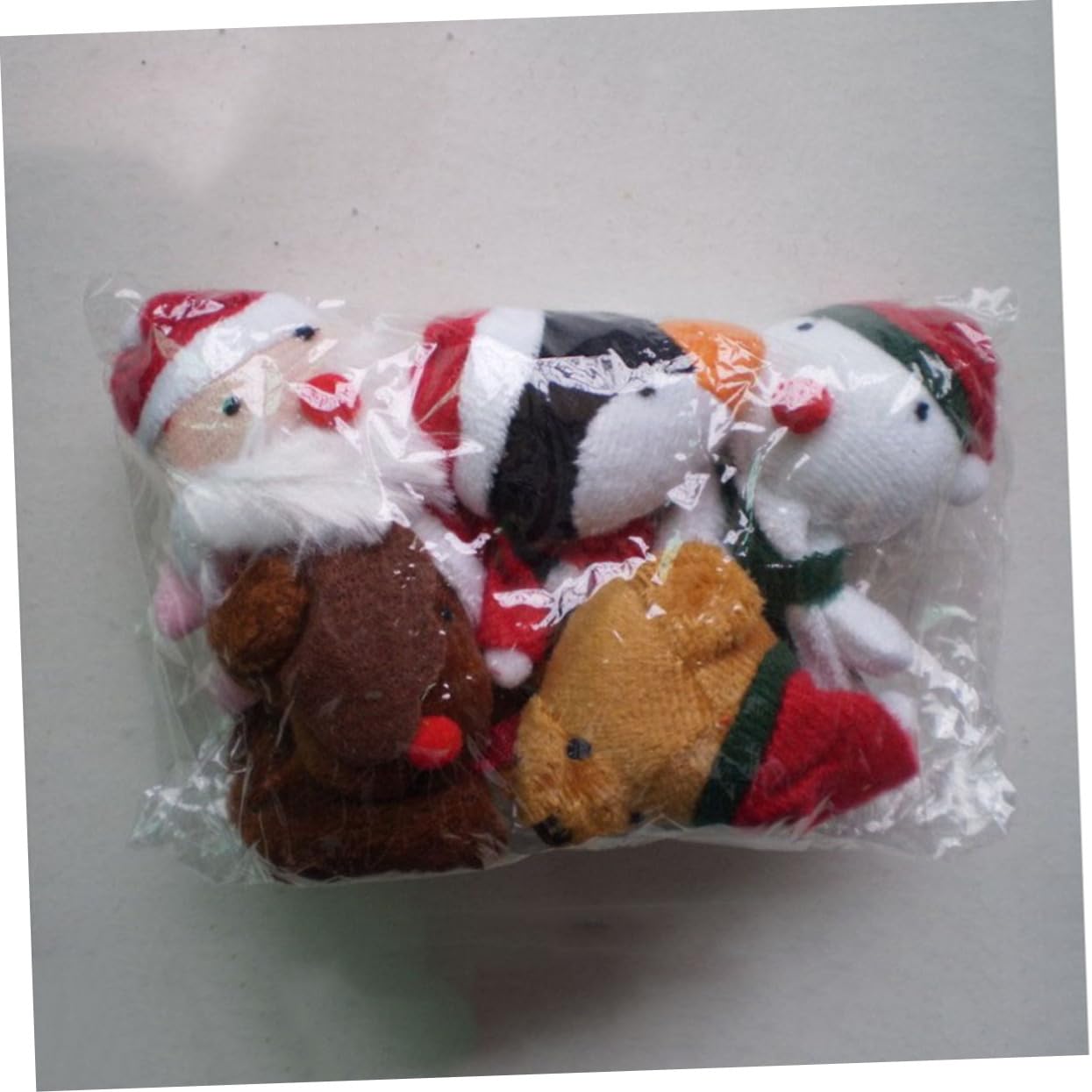 Didiseaon 22piezas Muñecos De Dedo De Navidad Títeres De Animales y Familia De Cartón Juguetes Educativos para Cuentacuentos y Casa