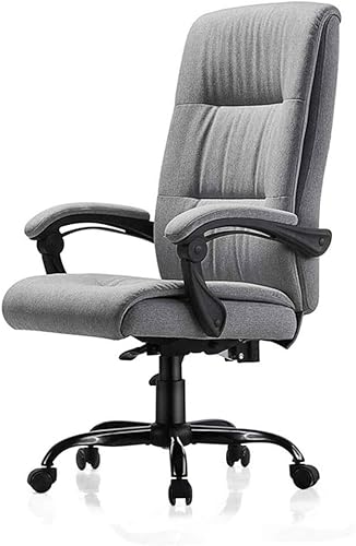 Silla de computadora Silla de tela Silla de oficina Silla trasera Silla reclinable Silla de elevación giratoria Taburete cómodo hogar