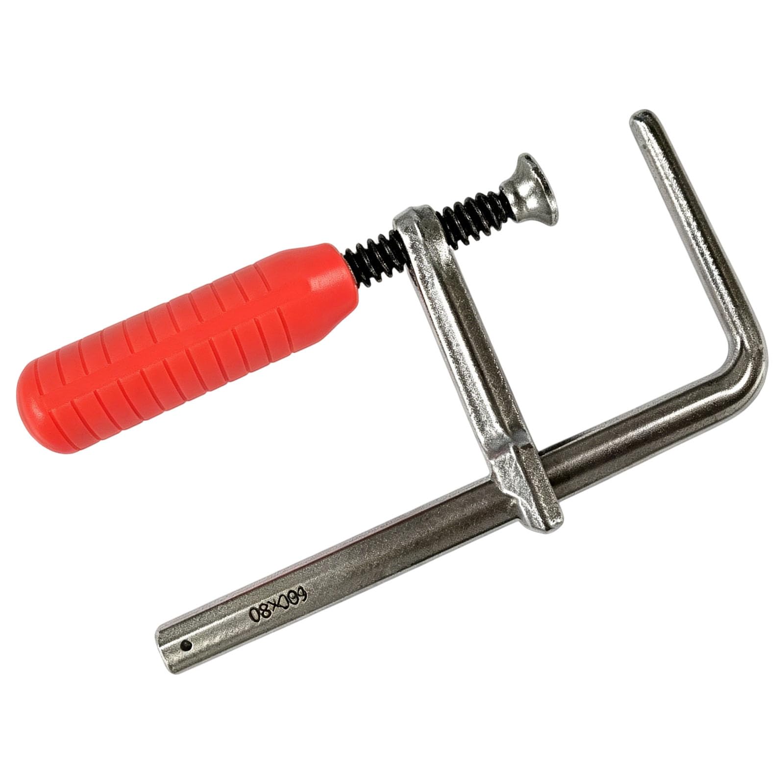 F Clamp with Reinforced Steel Rails and Ergonomic Handle Suitable for Crafting and Furniture Making Woodworking F Clamp Workbench