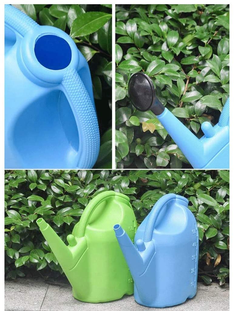 Gießkanne Gießkanne Aus Kunststoff Sprinkler Mit Großer Kapazität Für Gießen Von Gemüse Blumen Gartentopf Gartenarbeit(Grün,5L)