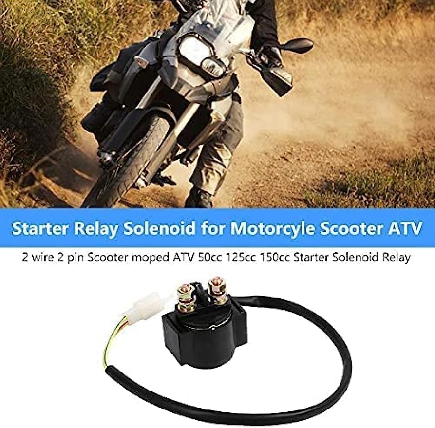 Miniatura 6 de Relé solenoide de arranque para motor GY6 50cc 125cc 150cc Scooter Ciclomotor ATV Dirt Bikes Go Kart Dne Buggys Quad