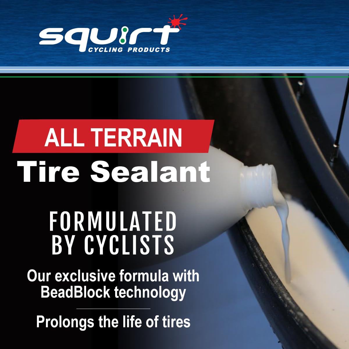 Squirt Seal Tyre Sealant with Beadblock 1000 ml