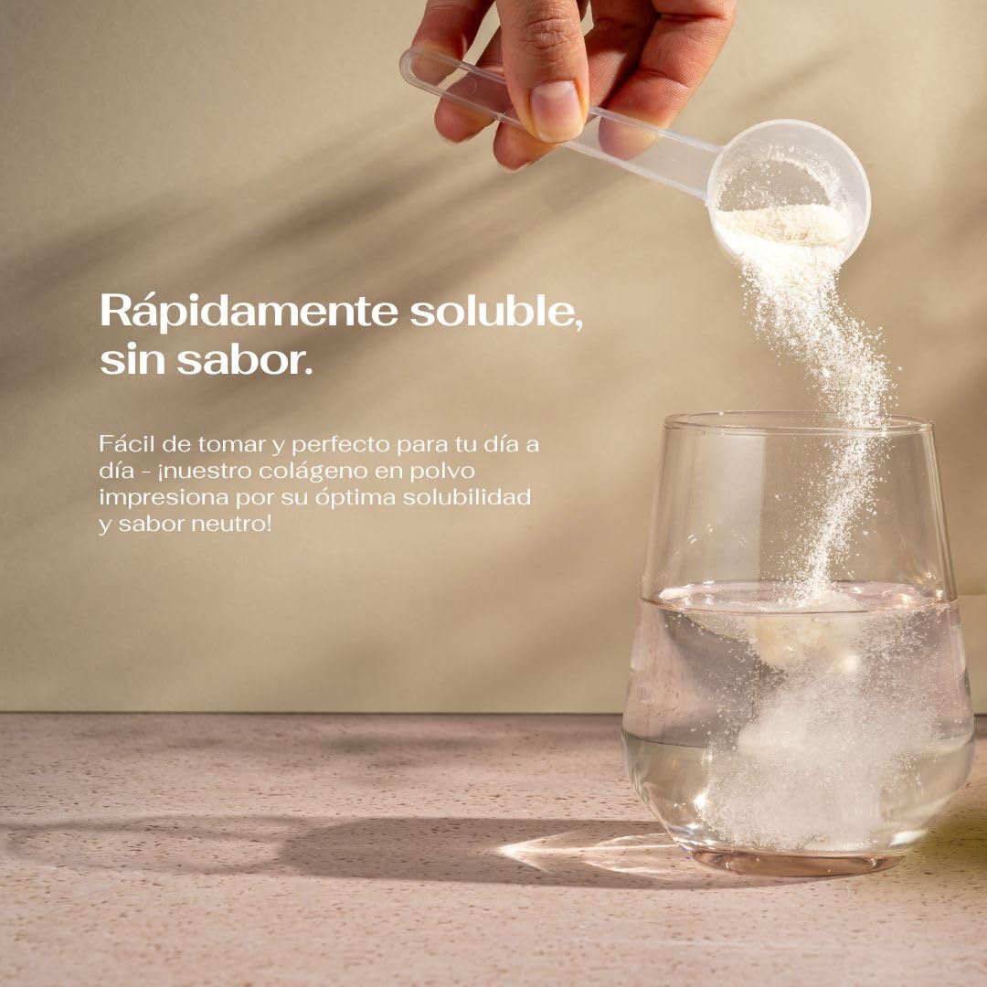Naturecan Péptidos de Colágeno en Polvo, con TENDOFORTE®, FORTIGEL®, VERISOL®, Vitamina C, zinc y cobre (900 gr)