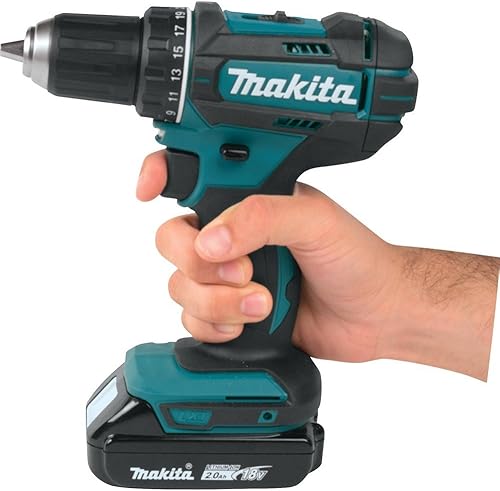 Miniatura 6 de Makita XFD10R - Kit de taladro compacto de iones de litio LXT de 18 V inalámbrico de 12 pulgada (2.0 Ah)