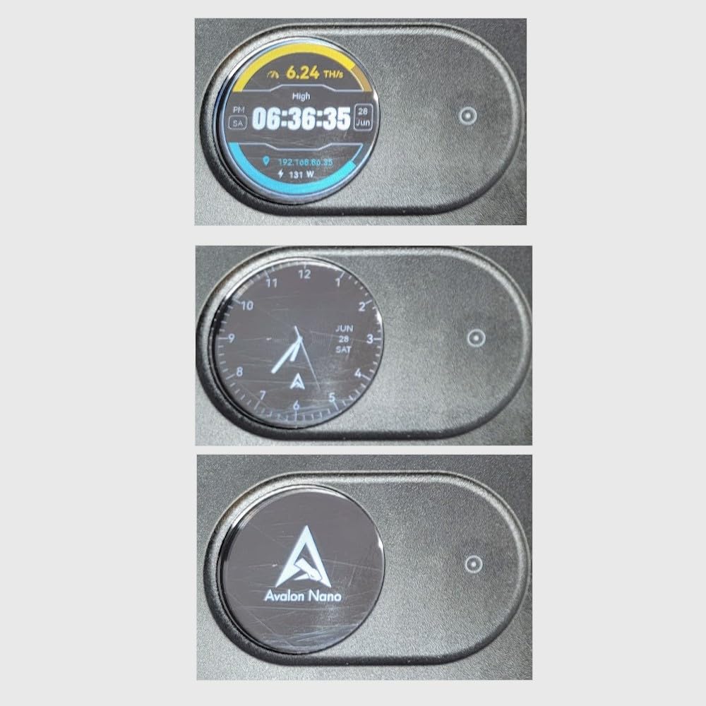 AltairTech.io Canaan Avalon Nano 3S BTC Miner (Black)- 6 TH/s 140W Bitcoin ASIC Miner - Quiet with Canaan Original Power Supply - Ideal for Home and Office