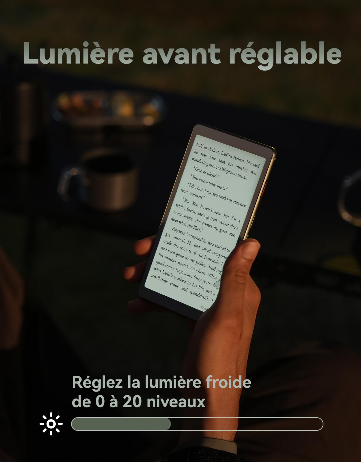 VIWOODS 6,13’’ Carta 1300 AiPaper Reader avec connectivité 4G, liseuse E Ink Ultra-Fine et légère, intégration IA, 300 PPI, lumière Frontale réglable, 128 Go de Stockage